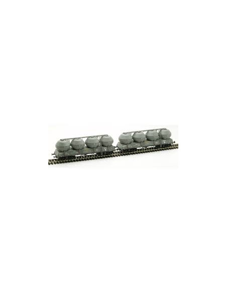 Guterwagenset Zementsilowagen PKP Uacs Ep IV H0