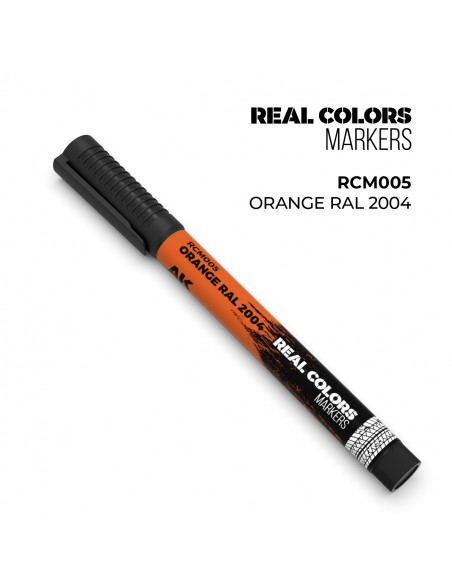 Rotulador acrilico color naranja para modelismo