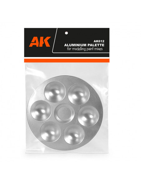 Paleta de aluminio de 5 pocillos
