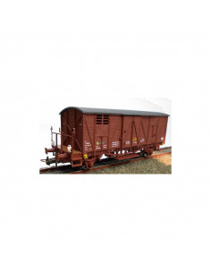 Vagon cerrado J306634 con balconcillo y luces de cola Ep IV HO