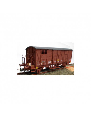 Vagon cerrado J306634 con balconcillo y luces de cola Ep IV HO
