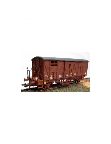 Vagon cerrado J306634 con balconcillo y luces de cola Ep IV HO