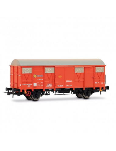 Vagón cerrado J2 Tren Taller RENFE Ep IV H0