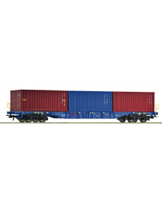 Vagón portacontenedores CD Cargo Ep VI H0