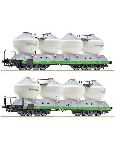 Set 2 vagones silo CD Ep VI H0