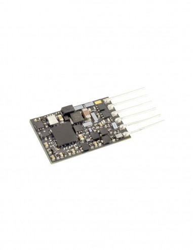 Decoder 6 pins NEM 651 0,5A equipado por una cara
