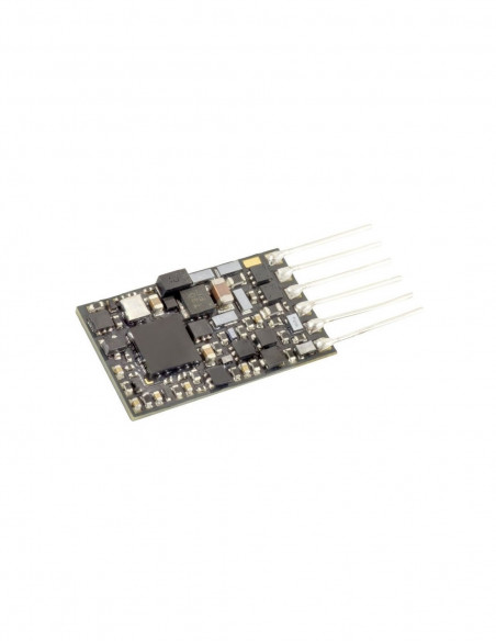 Decoder 6 pins NEM 651 0,5A equipado por una cara