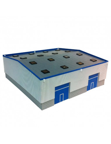 Nave industrial de doble puerta N