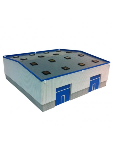 Nave industrial de doble puerta N