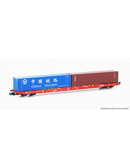 Container wagon Rail Cargo Austria Sggnss 80 Ep VI N