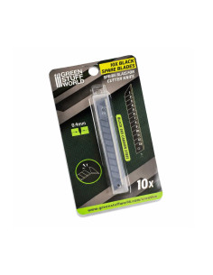 10x Black spare blades 9mm