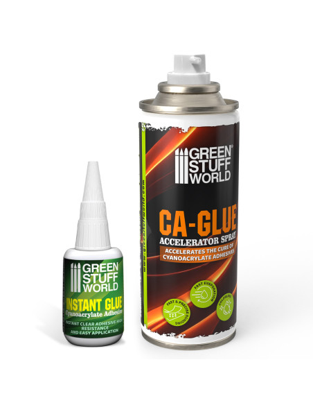 CA glue and accelerator pack