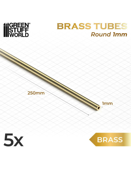 Tubos de Latón 1mm