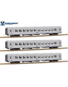 Set de 3 coches Sorefame CP Tranvia Ep IV H0