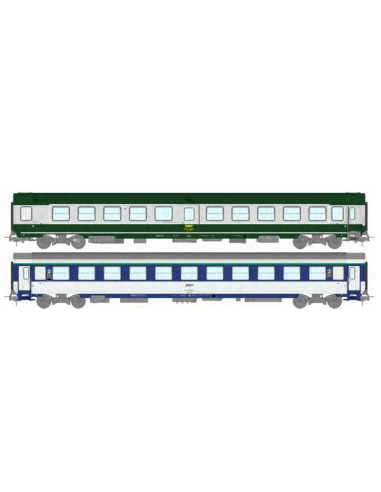 Sleeping car SNCF Corail VU B10c10x y Ambulance SO Ep IV-V H0