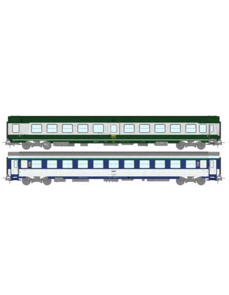 Coches SNCF Corail VU B10c10x y Ambulancia SO Ep IV-V H0