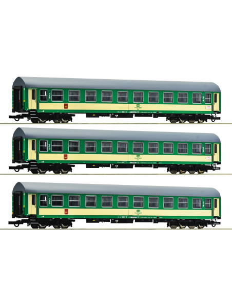 Telimena passenger coaches PKP Ep V H0