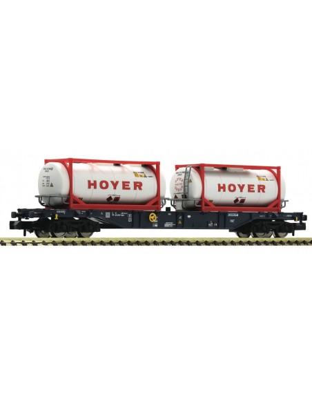 Vagón HOYER porta contenedores CEMAT N