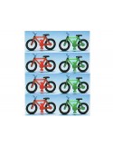 Conjunto de 8 bicicletas N