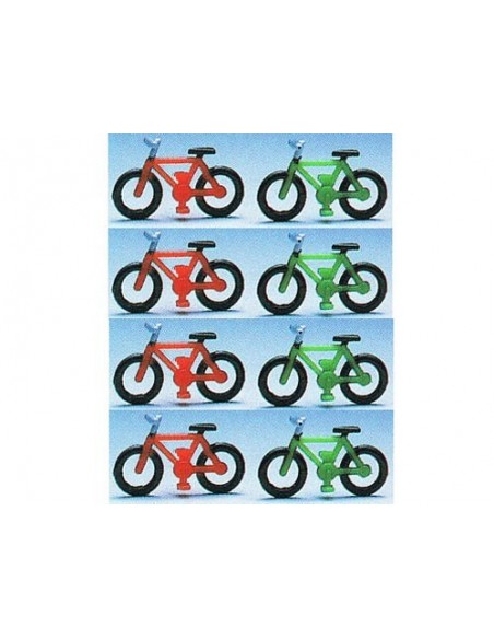 Conjunto de 8 bicicletas N