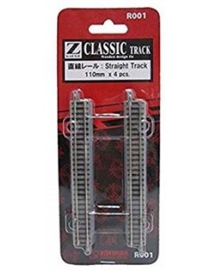 4 straight tracks 110mm Z 1:220