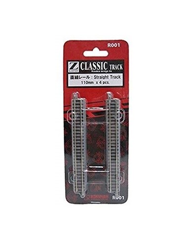 4 straight tracks 110mm Z 1:220