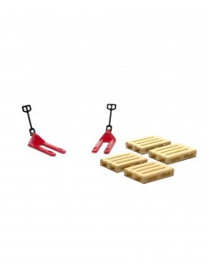 2 traspalés rojos y 4 europalés