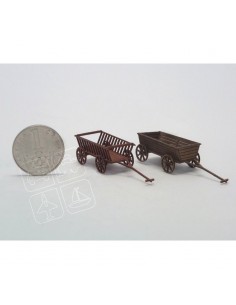 Wooden carts HO