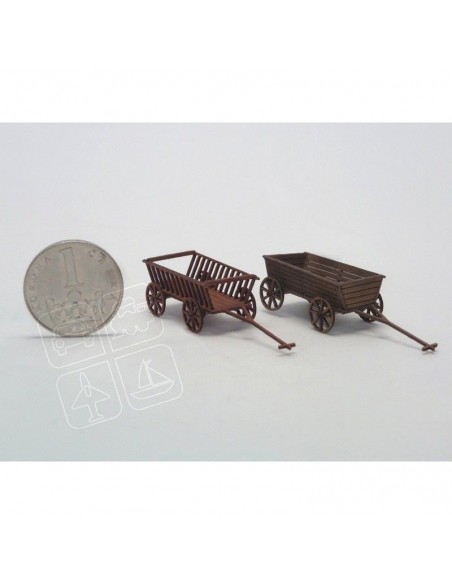 Wooden carts HO