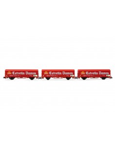 Wagons Estrella Damm beer JPD Renfe N
