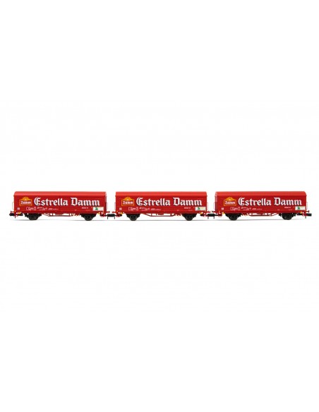 Wagons Estrella Damm beer JPD Renfe N