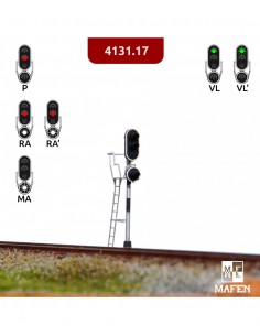 Señal de salida verde/rojo/blanco N