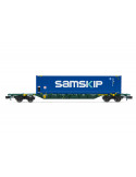 Vagon CEMAT Sgnns con contedor SAMSKIP Ep V-VI N