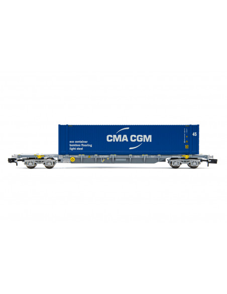 SNCF Wagon Sgss with CMA CGM container Ep V N scale