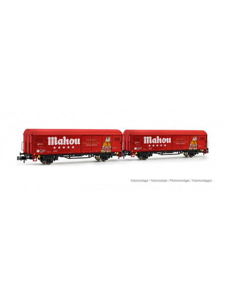 Mahou beer wagons