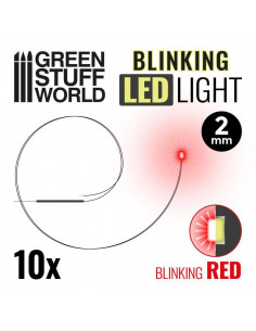 Luces LED INTERMITENTES ROJAS 2mm