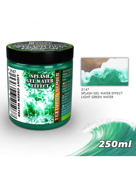 Gel efecto agua Verde Claro 250ml