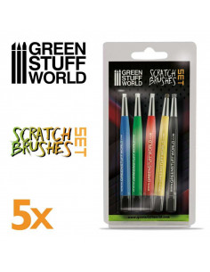 Set cepillos scratch