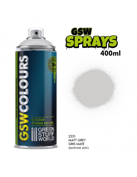 SPRAY IMPRIMACION GRIS Mate 400ml