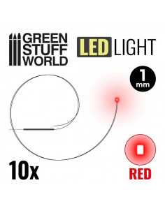 Luces led rojas 10 mm