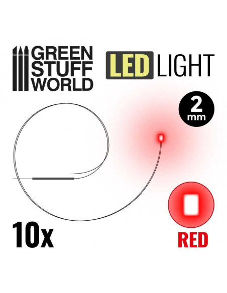 Red LED Lights 2mm