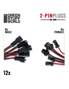 Conectores rapidos 6 machos y 6 hembras