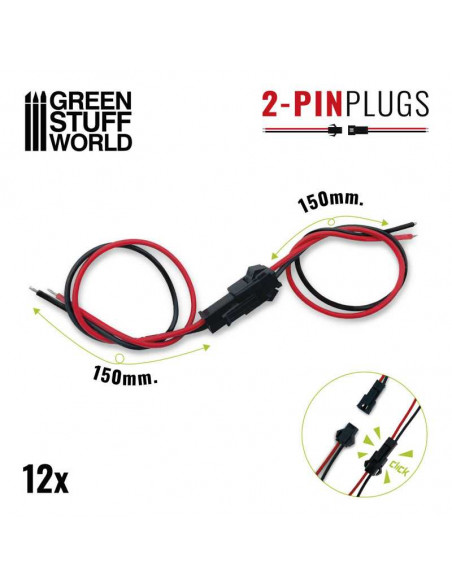 Conectores rapidos 6 machos y 6 hembras