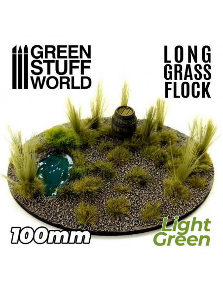 Hierba Larga 100mm VERDE CLARO