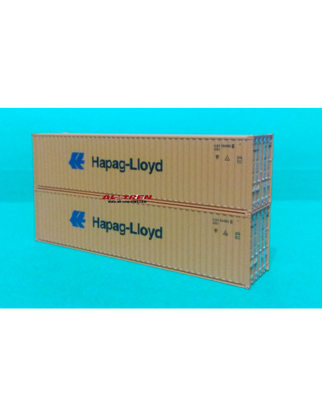 Set 2 containers HAPAG-LLOYD 40 FT N