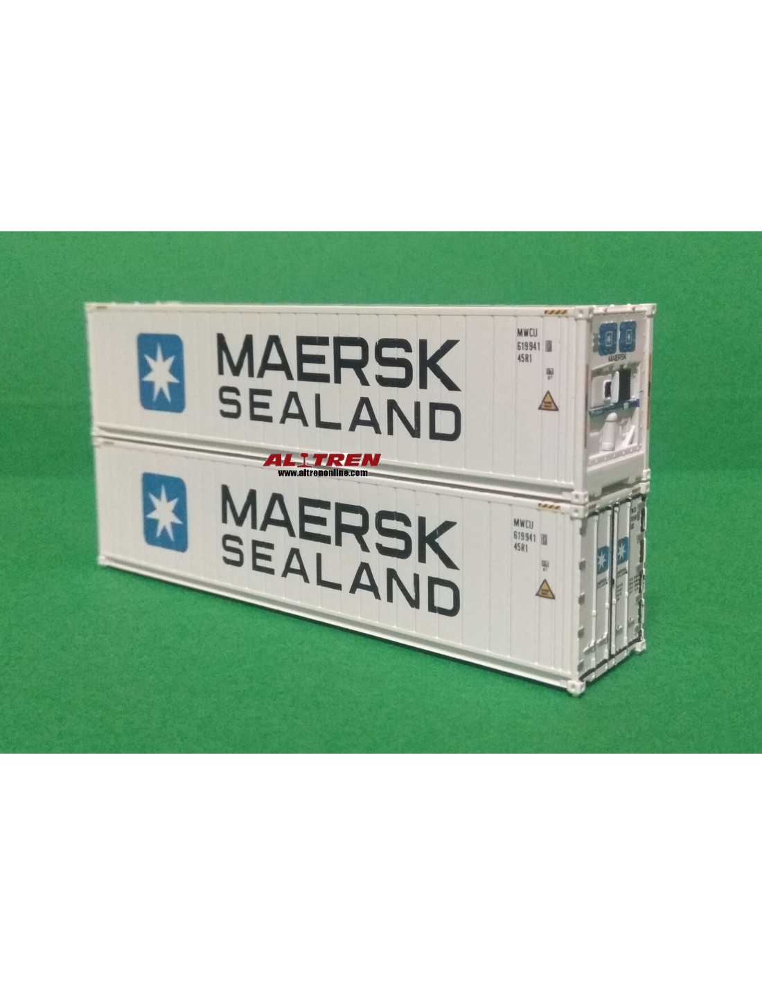 MAERSK Sealand Reefer 2 containers 40Ft N