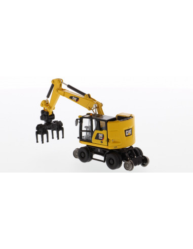 CAT M323F Rail Zweiwegebagger Cat gelb HO