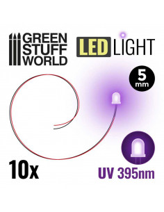 LEDs ULTRAVIOLET light - 5mm