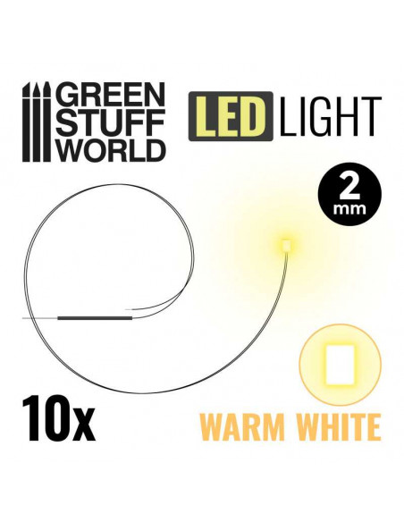 copy of Luces LED BLANCO calido 1mm