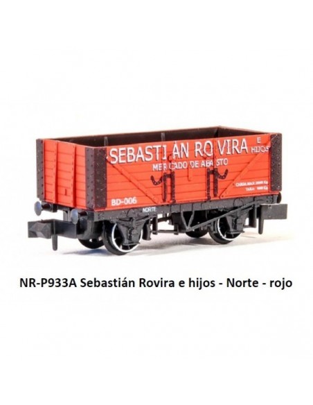 Vagon Sebastián Rovira e Hijos Rojo N